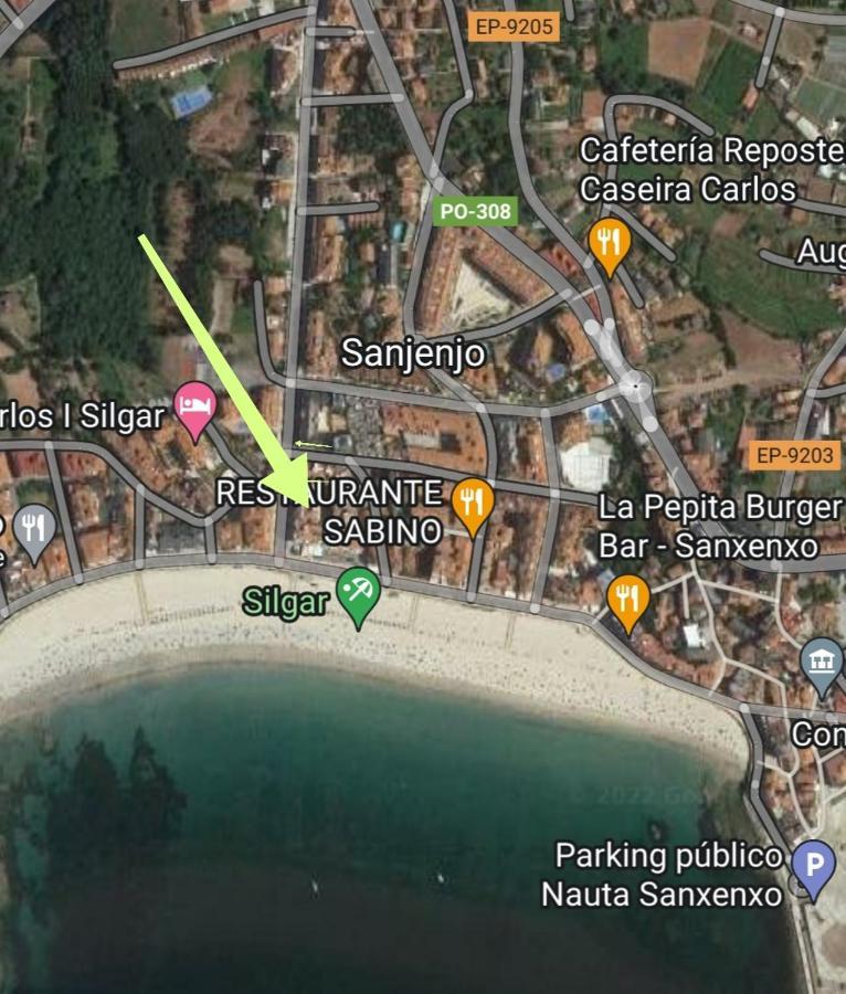 Apartamento Playa Silgar -50 M Playa Con 2 Garajes Y 3 Dormitorios Sanxenxo Kültér fotó